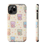 Cute Pastel Bear Impact Phone Case | Heart & Star Kawaii Pattern  Shamo's iPhone 11 Pro
