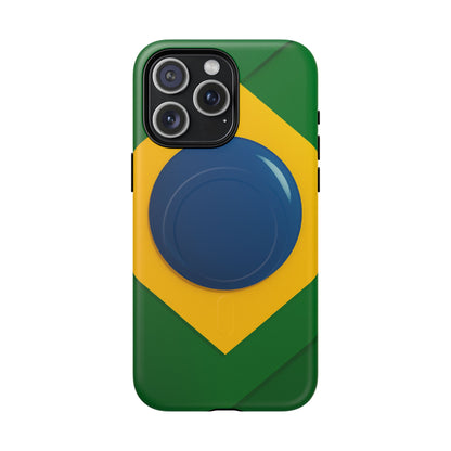 Brazil Flag iPhone Case | MagSafe