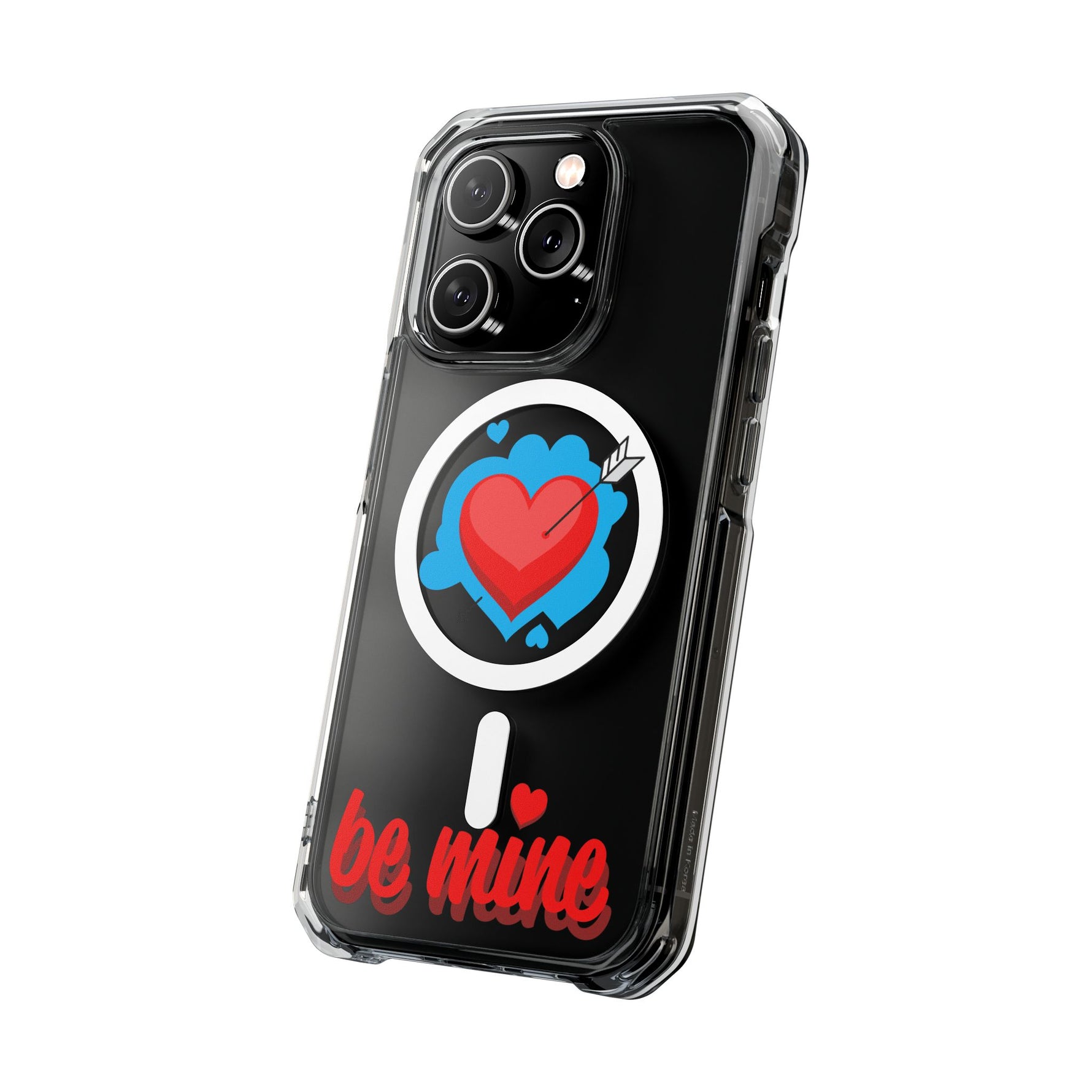 MagSafe-Compatible Clear Phone Case — "Be Mine Love Edition" - iPhone 17 - Shamo's