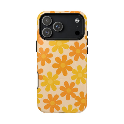 Retro Daisies Pattern iPhone Case | MagSafe
