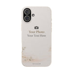 Personalizable Biodegradable Custom Phone Case | Add your own Photo and Text - iPhone 16 Plus - Shamo's