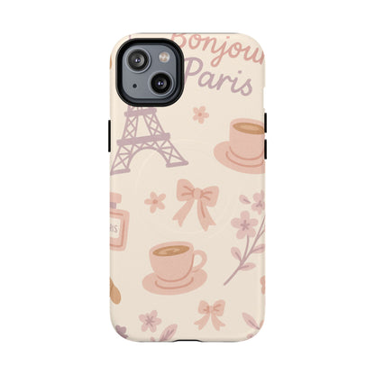 Chic Parisian iPhone Case - with Eiffel Tower Design | MagSafe