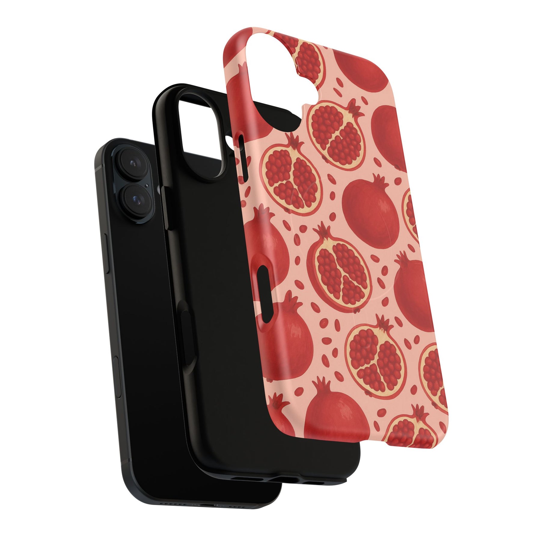 Pomegranate Fruit Tough iPhone Case | MagSafe Compatible - Shamo's