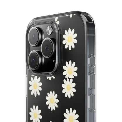 Daisy Floral Clear iPhone Case