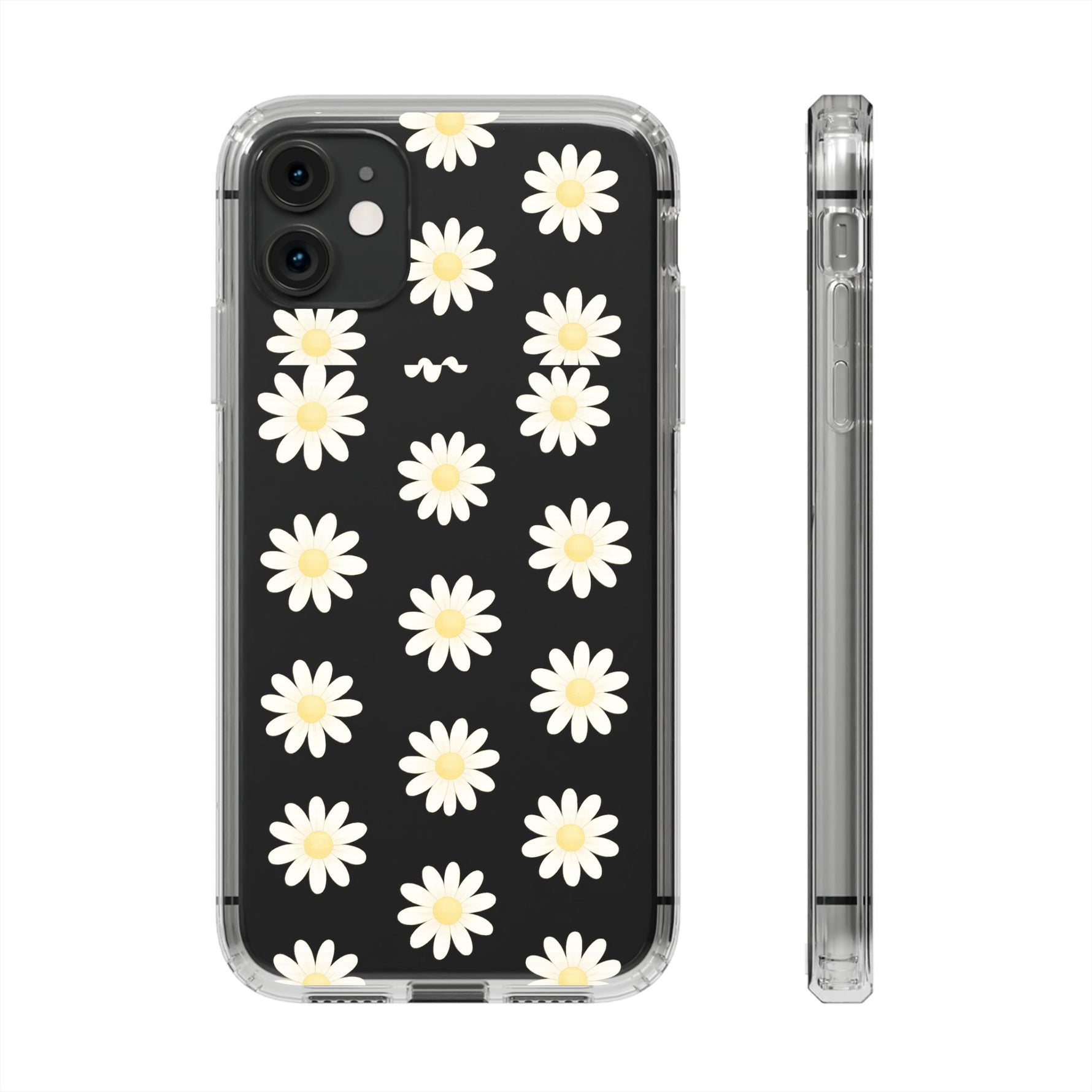 Daisy Floral Clear iPhone Case - Shamo's