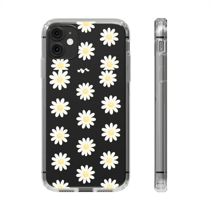 Daisy Floral Clear iPhone Case - Shamo's