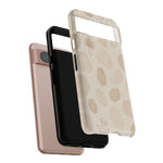 Neutral Pebble Pattern Tough iPhone Case  Shamo's