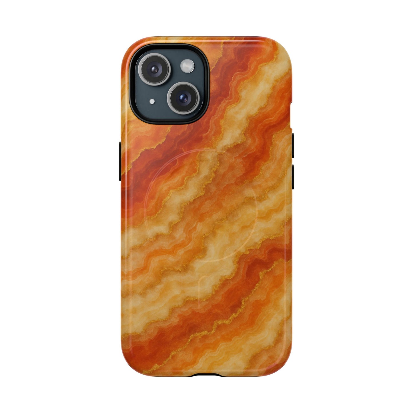 Amber Agate Marble iPhone Case with MagSafe - Shamo's