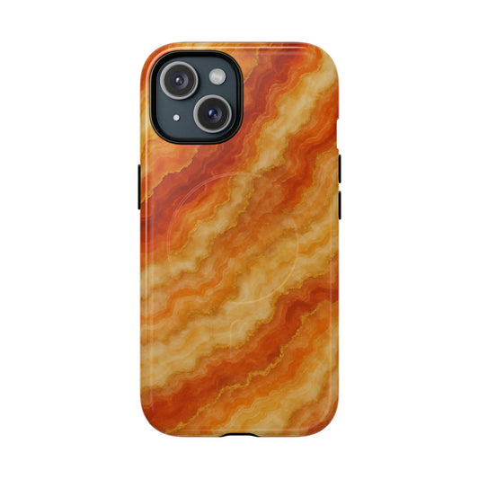 Amber Agate Marble iPhone Case with MagSafe - Shamo's