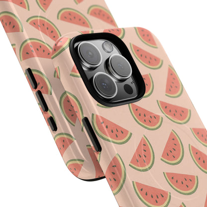 Watermelon Fruit Tough iPhone Case | Compatible with MagSafe