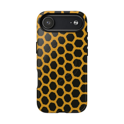 Stylish Leopard Pattern Magnetic iPhone Case | Compatible with MagSafe