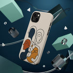 "Connected Lines" Minimalist iPhone Case — MagSafe, Magnetic Impact-Resistant  Shamo's