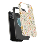 Floral Garden Impact iPhone Case with MagSafe compatibility  Shamo's