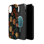 Floral Vintage Rose Magnetic Impact iPhone Case with MagSafe  Shamo's