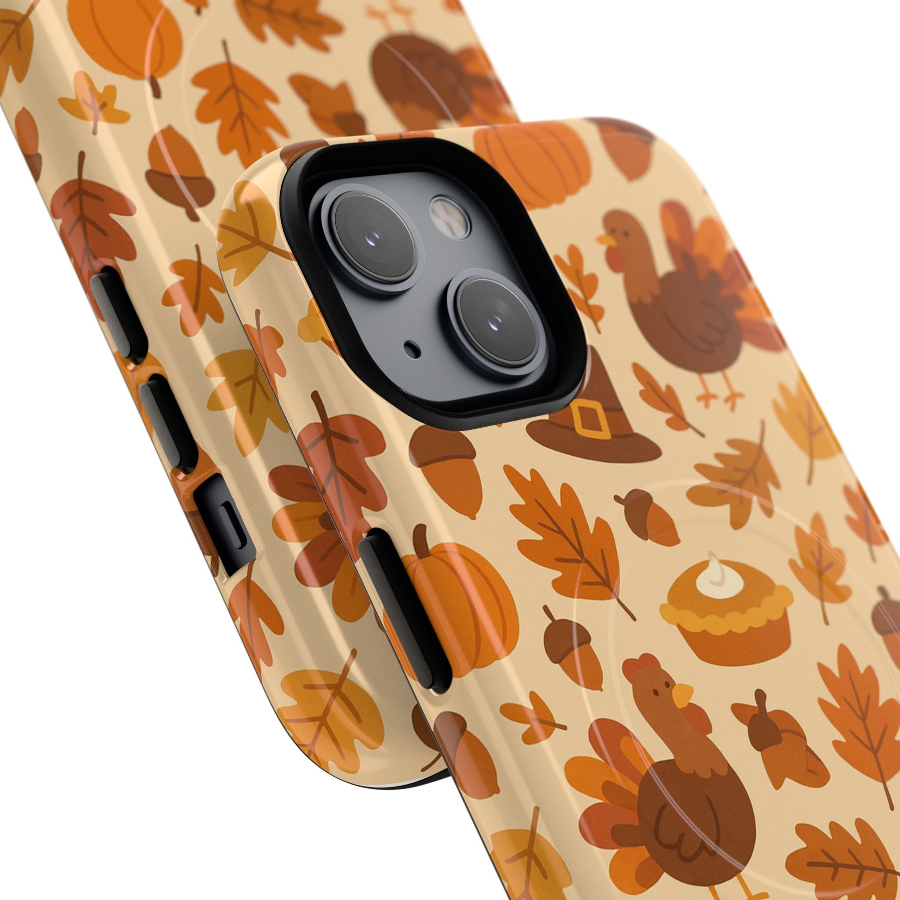 Thanksgiving-Themed Tough Magnetic iPhone Case | Compatible with MagSafe - Shamo's