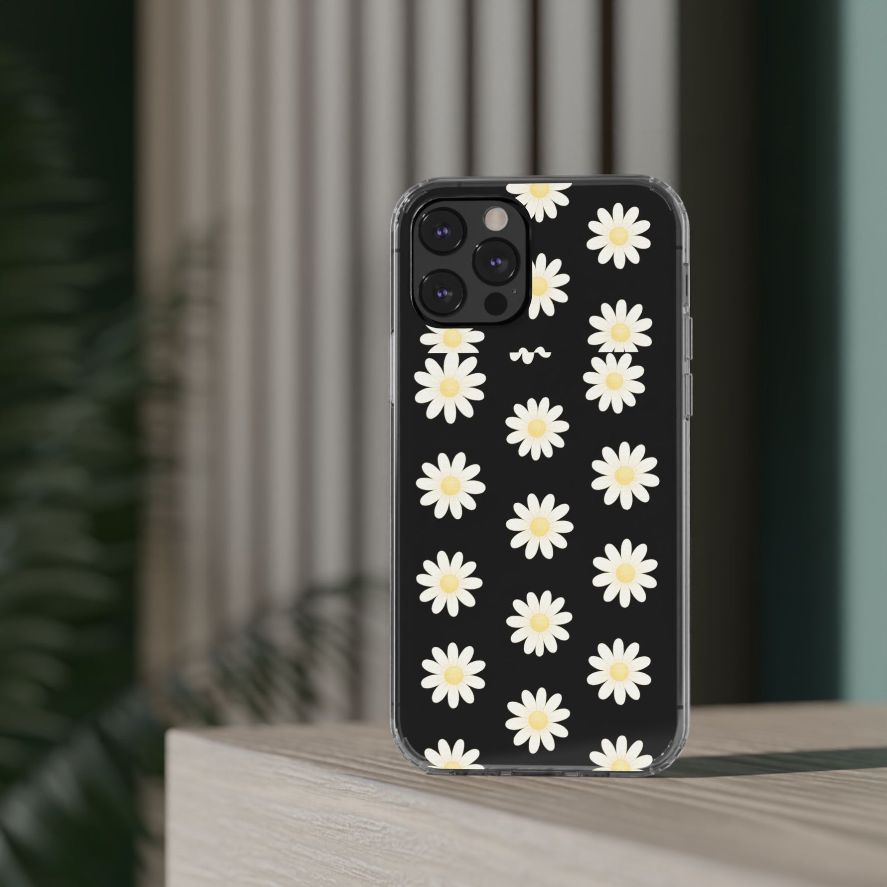 Daisy Floral Clear iPhone Case - Shamo's
