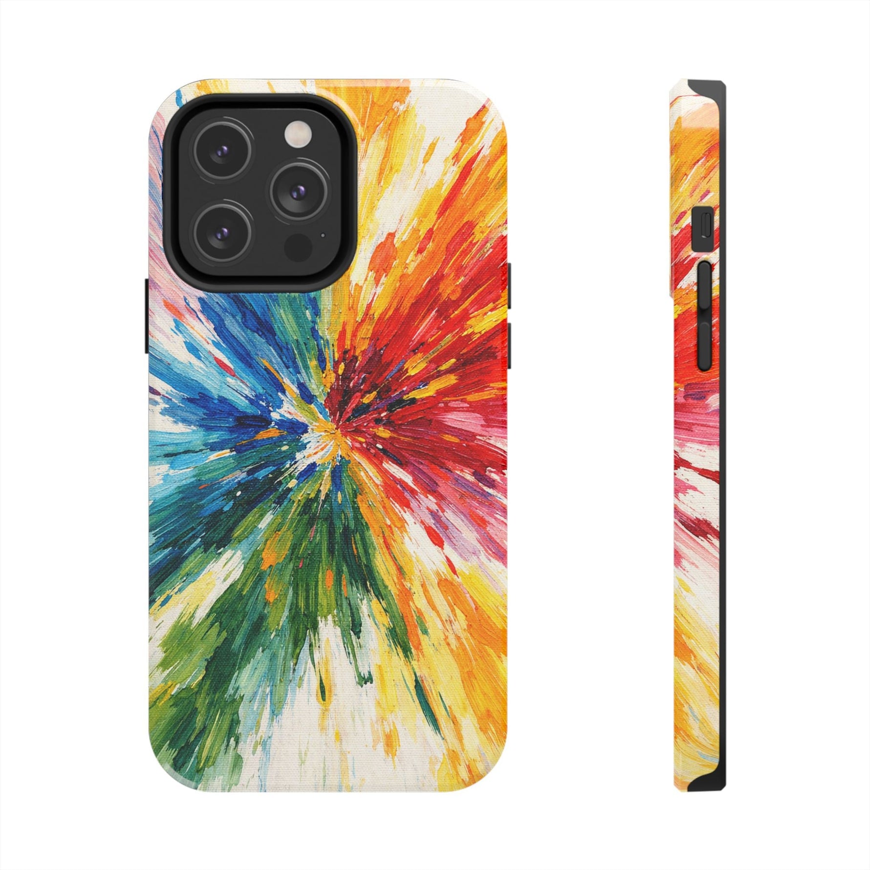 Vibrant Abstract Paint Explosion Impact Phone Case  Shamo's iPhone 14 Pro Max