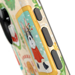 Cute Holiday Dogs MagSafe Compatible Impact-Resistant Phone Case - iPhone 17 Pro Max / Glossy - Shamo's