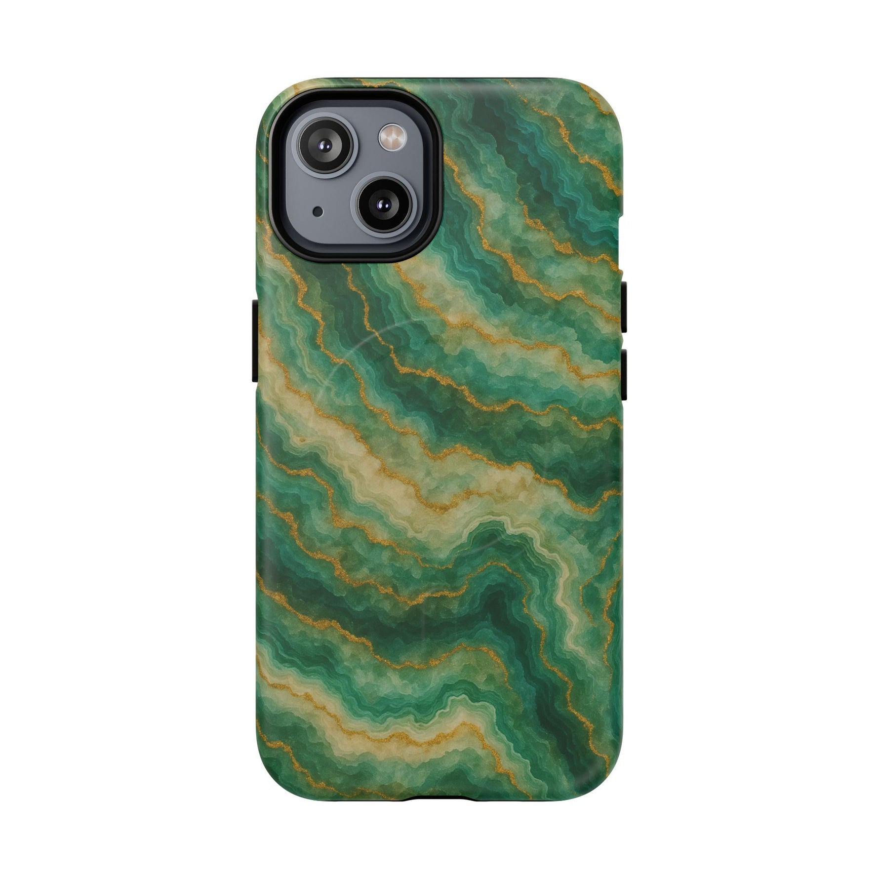 Green Marble iPhone Case with MagSafe - Shamo's