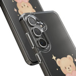 Romantic Teddy Bear Impact-Resistant iPhone Case with Heart Design  Shamo's
