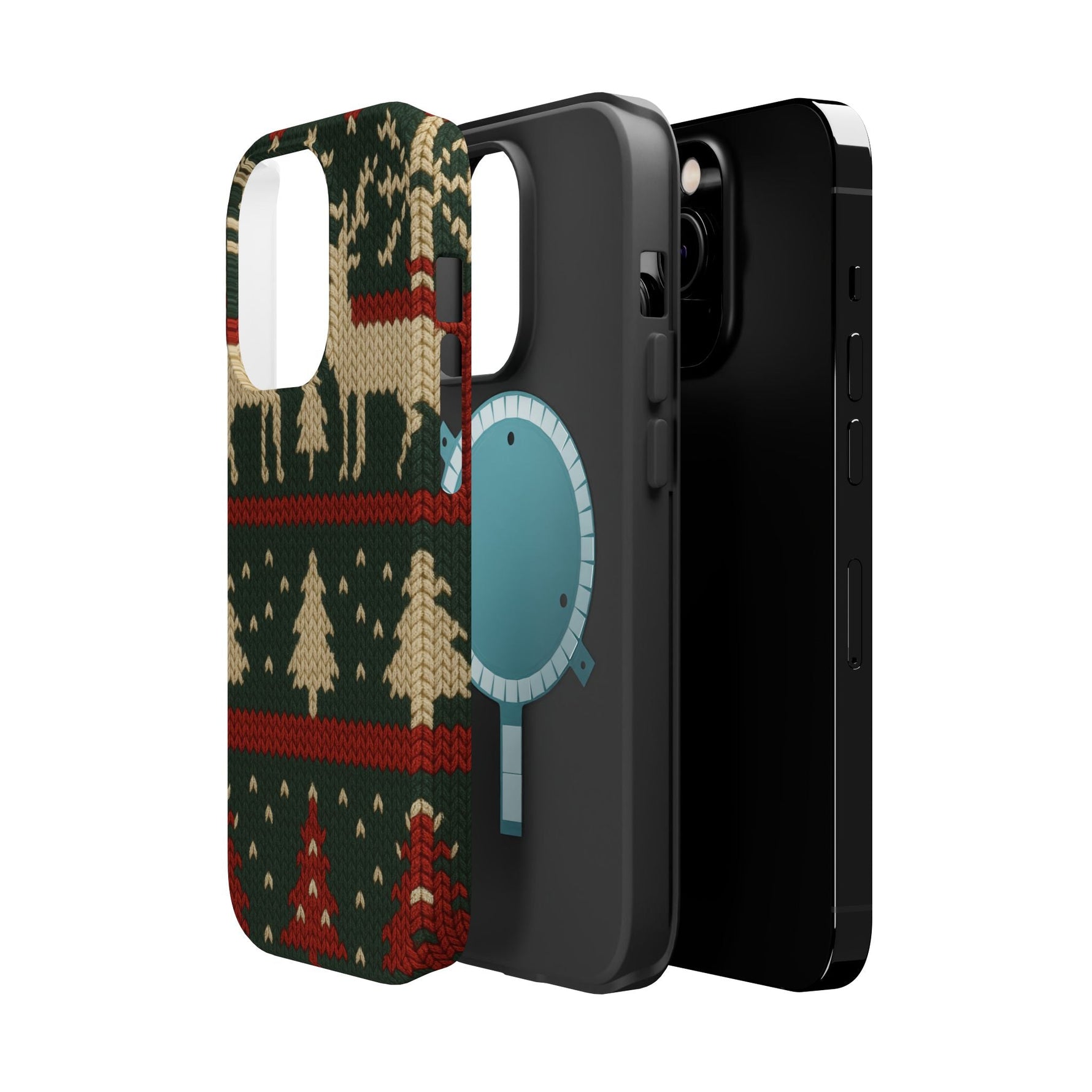Holiday Reindeer Knit iPhone Case | compatible with MagSafe  Shamo's