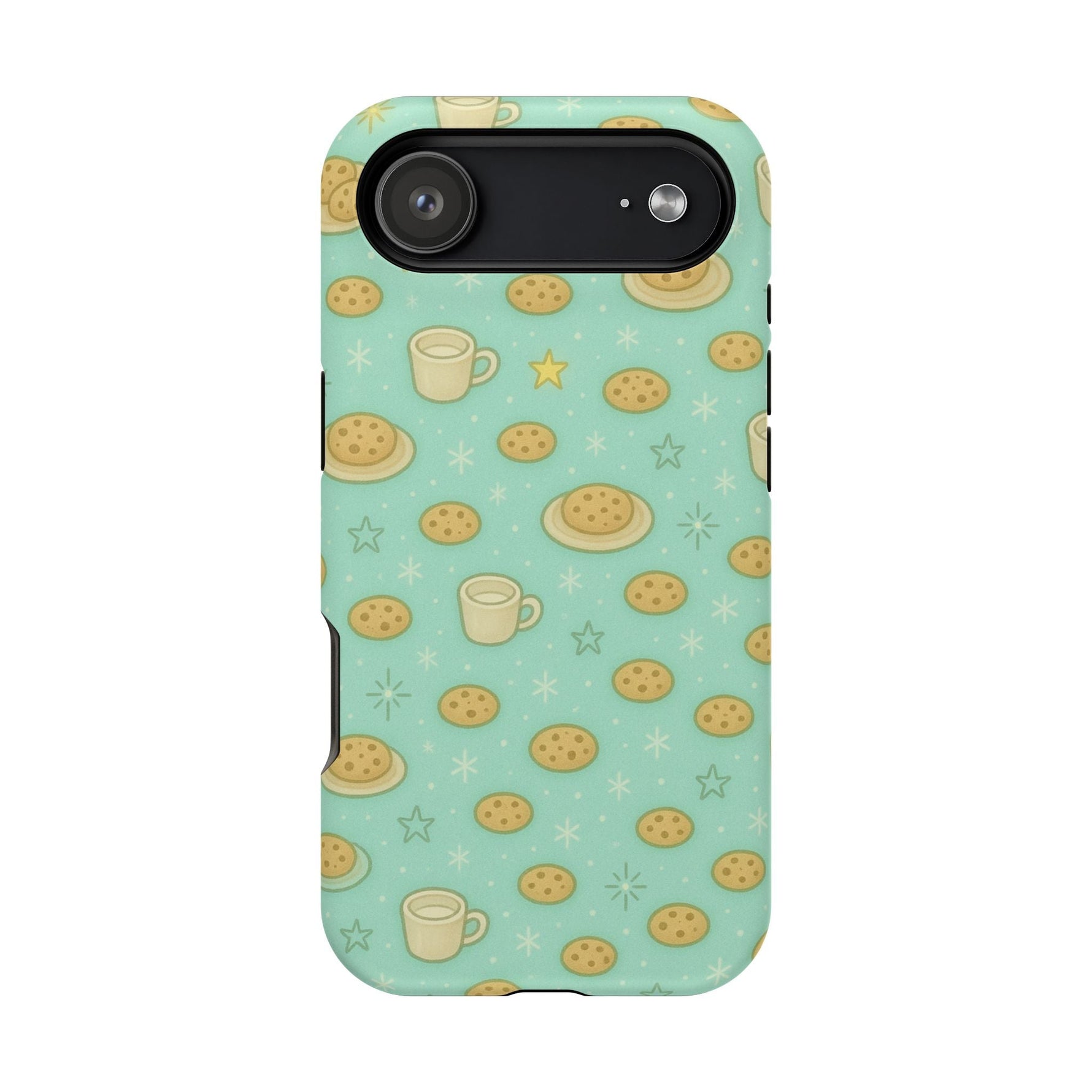 Cookie & Coffee Pattern Tough iPhone Case — Impact-Resistant  Shamo's iPhone 17 Air / Matte / Without gift packaging