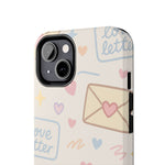 Pastel Love Letter Hearts Impact Phone Case  Shamo's