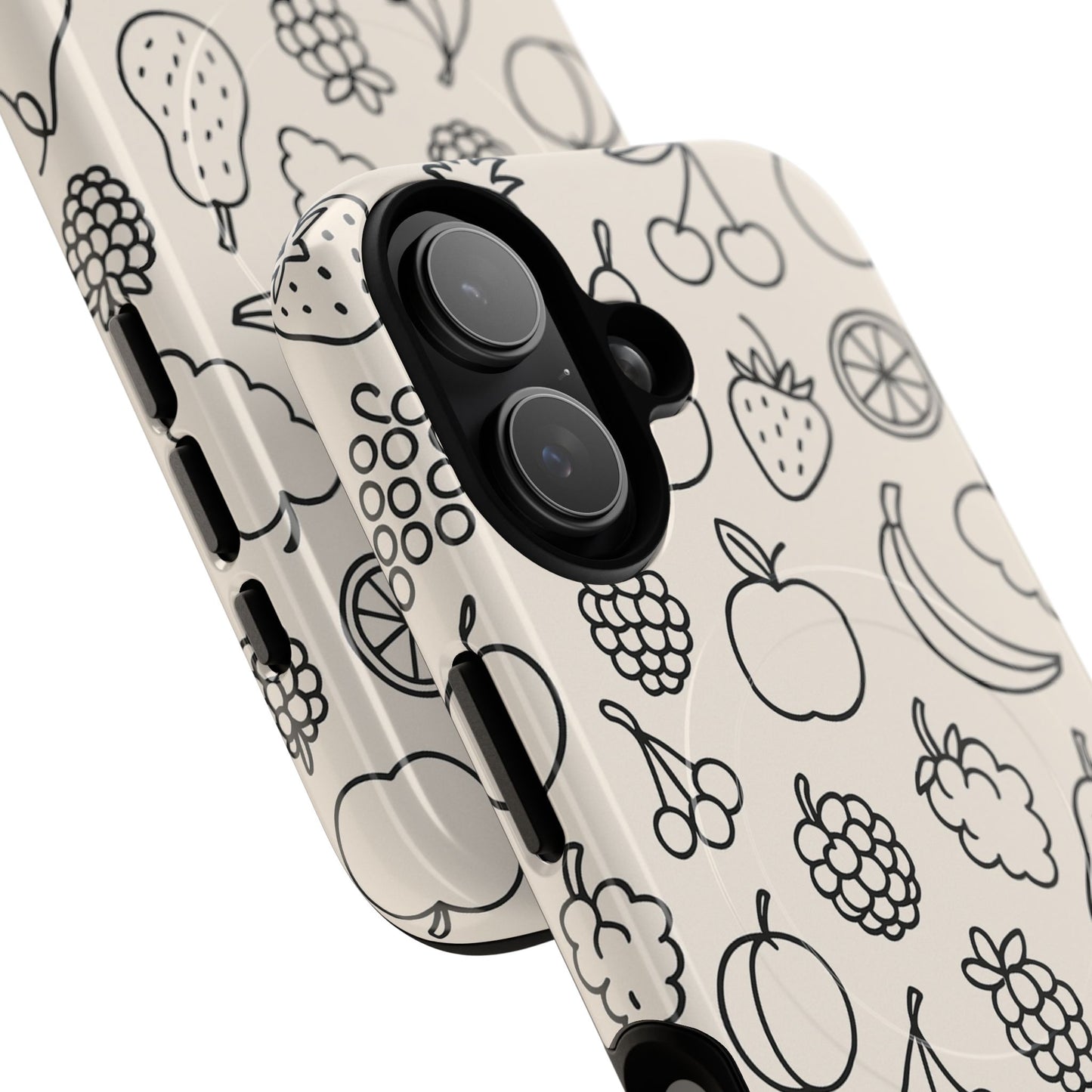 Fruit Pattern Tough iPhone Case | Compatible with MagSafe