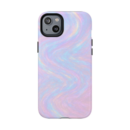 Luxury Series Iridescent Swirl iPhone Case with MagSafe - Shamo's
