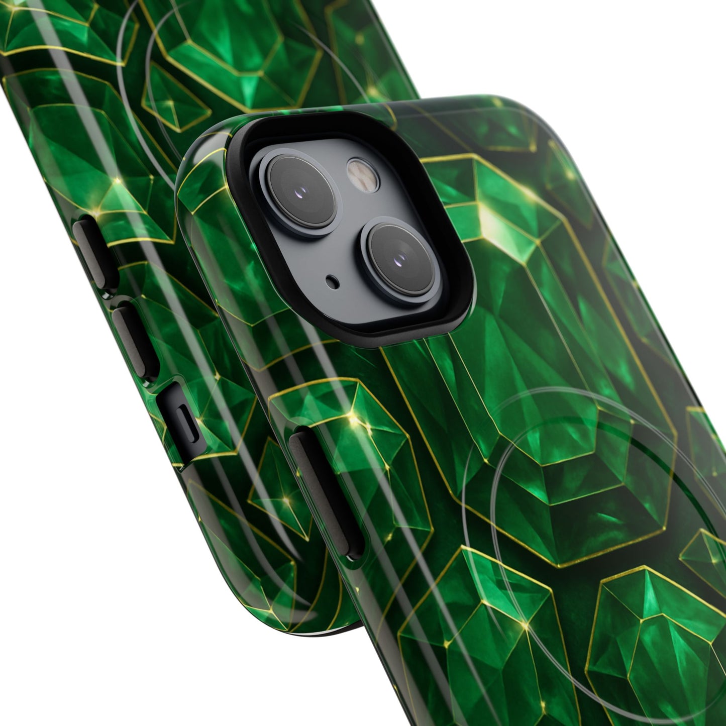 Luxury Series Emerald Gem iPhone Case with MagSafe - Shamo's