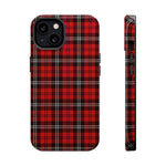 Red Tartan Plaid Impact-Resistant iPhone Case | MagSafe compatibility  Shamo's iPhone 13 / Matte