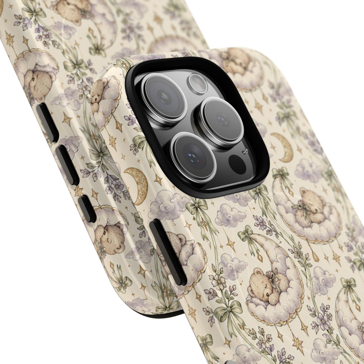 Dromerige wolkenknuffelbeer iPhone-hoesje met MagSafe