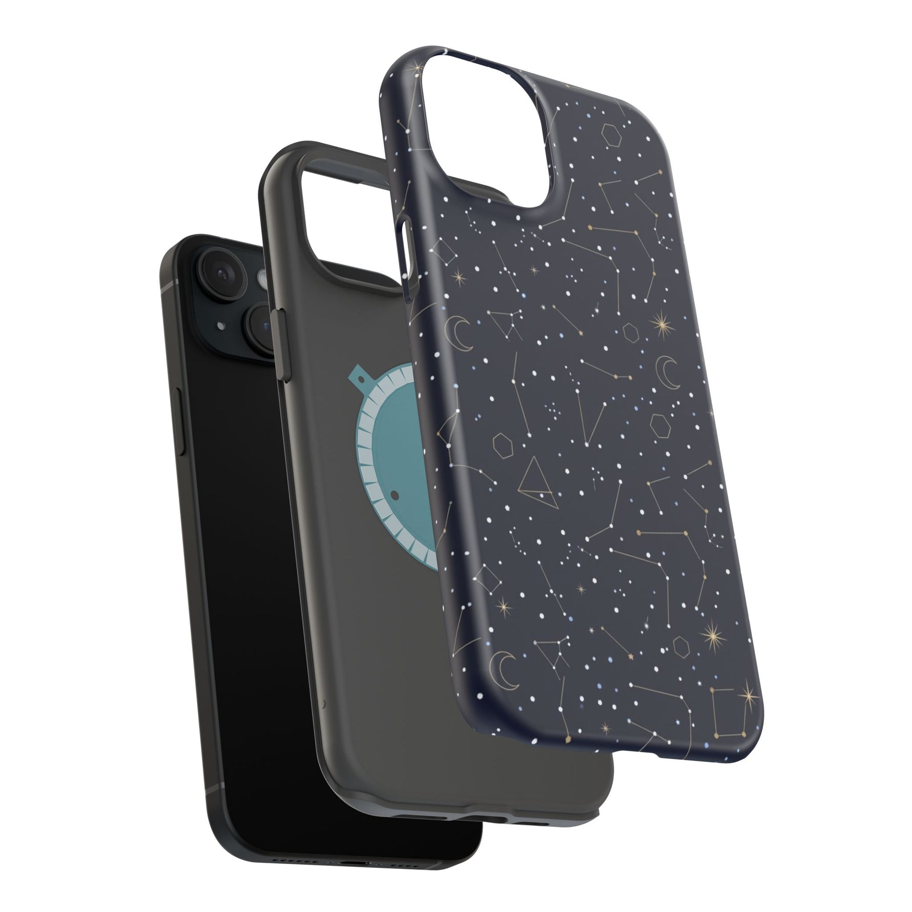Constellation Night Magnetic Impact-Resistant Phone Case with MagSafe