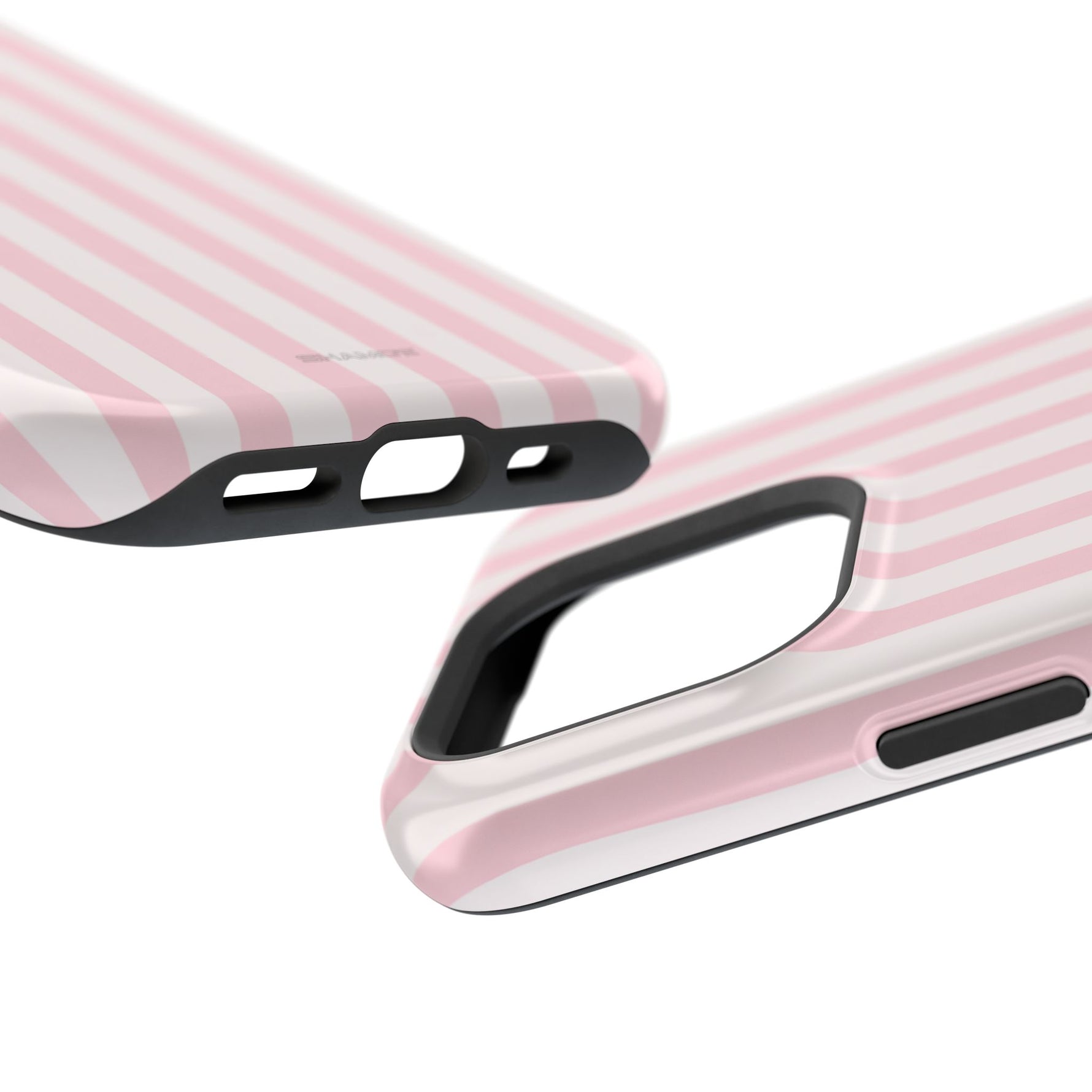 Pink Stripe Impact-Resistant Phone Case | MagSafe