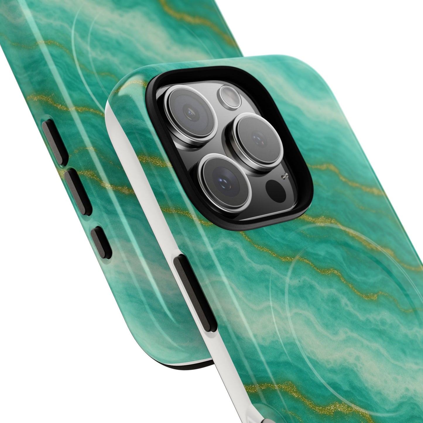 Ocean Marble Flow iPhone Case with MagSafe