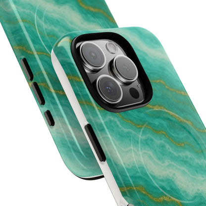Ocean Marble Flow iPhone Case with MagSafe