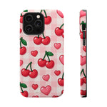 Y2K Cherries & Hearts iPhone Case | MagSafe