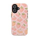 Cute Fruits iPhone Case - Colorful Cherry & Strawberry Design | MagSafe - Shamo's