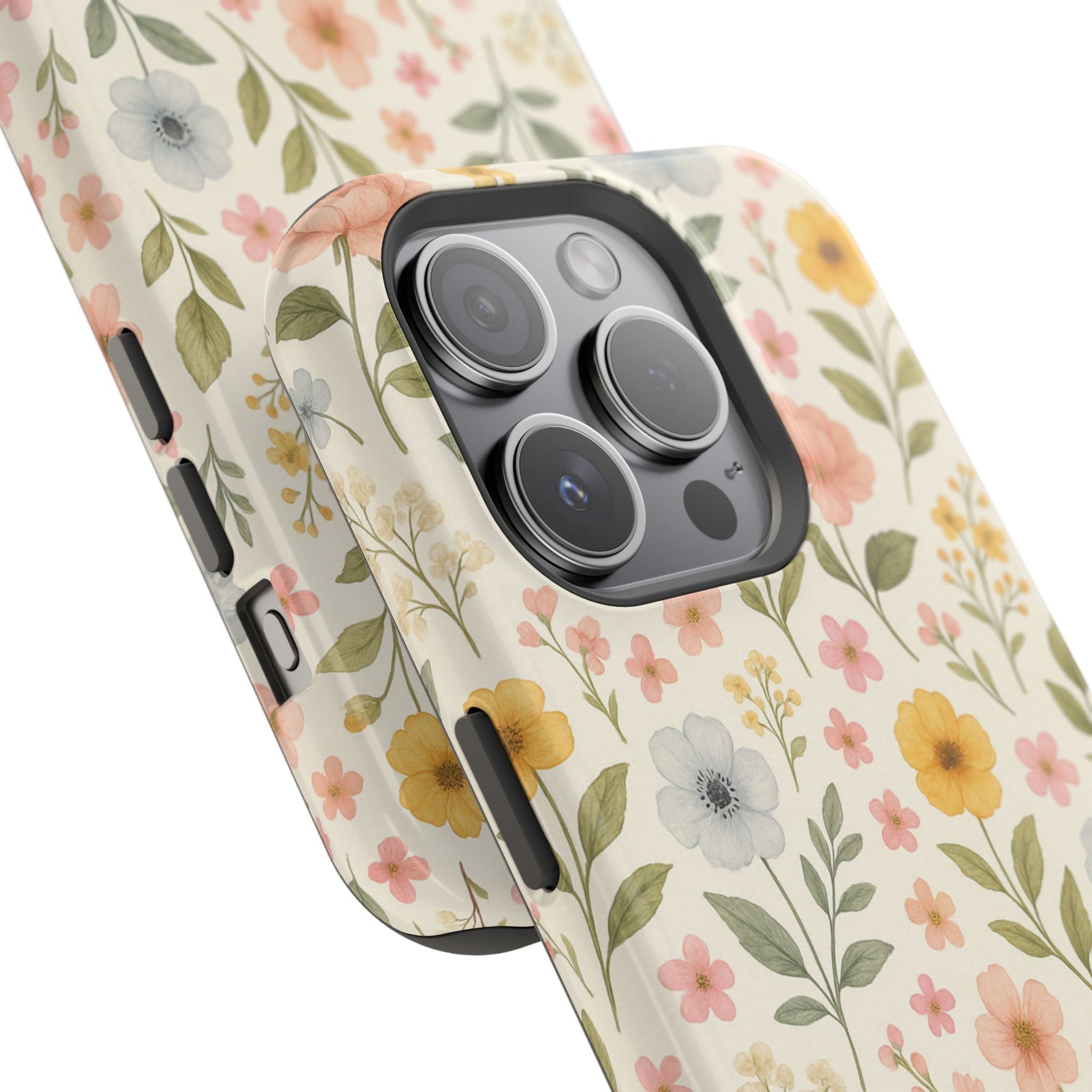 Floral Garden Impact iPhone Case with MagSafe compatibility  Shamo's