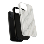 Classic White Marble iPhone Case with MagSafe - Shamo's