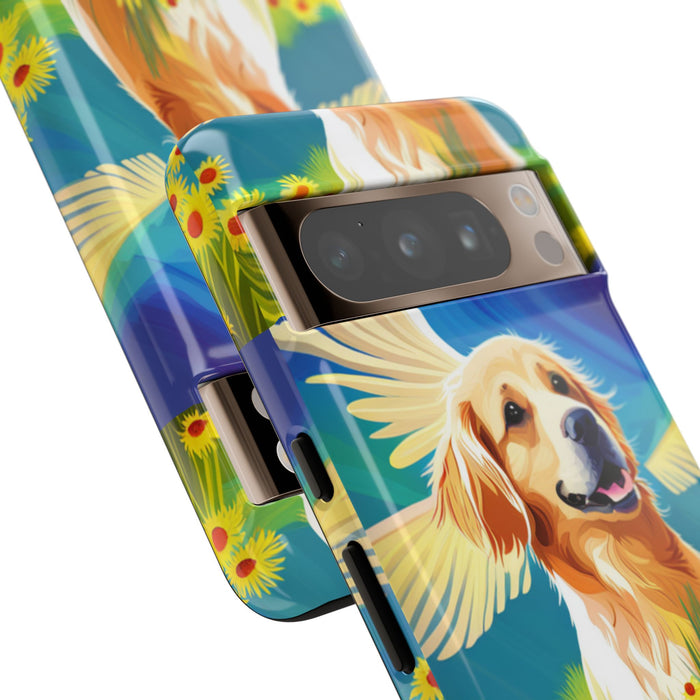 Tough Cases Golden Retriever with Wings Phone case