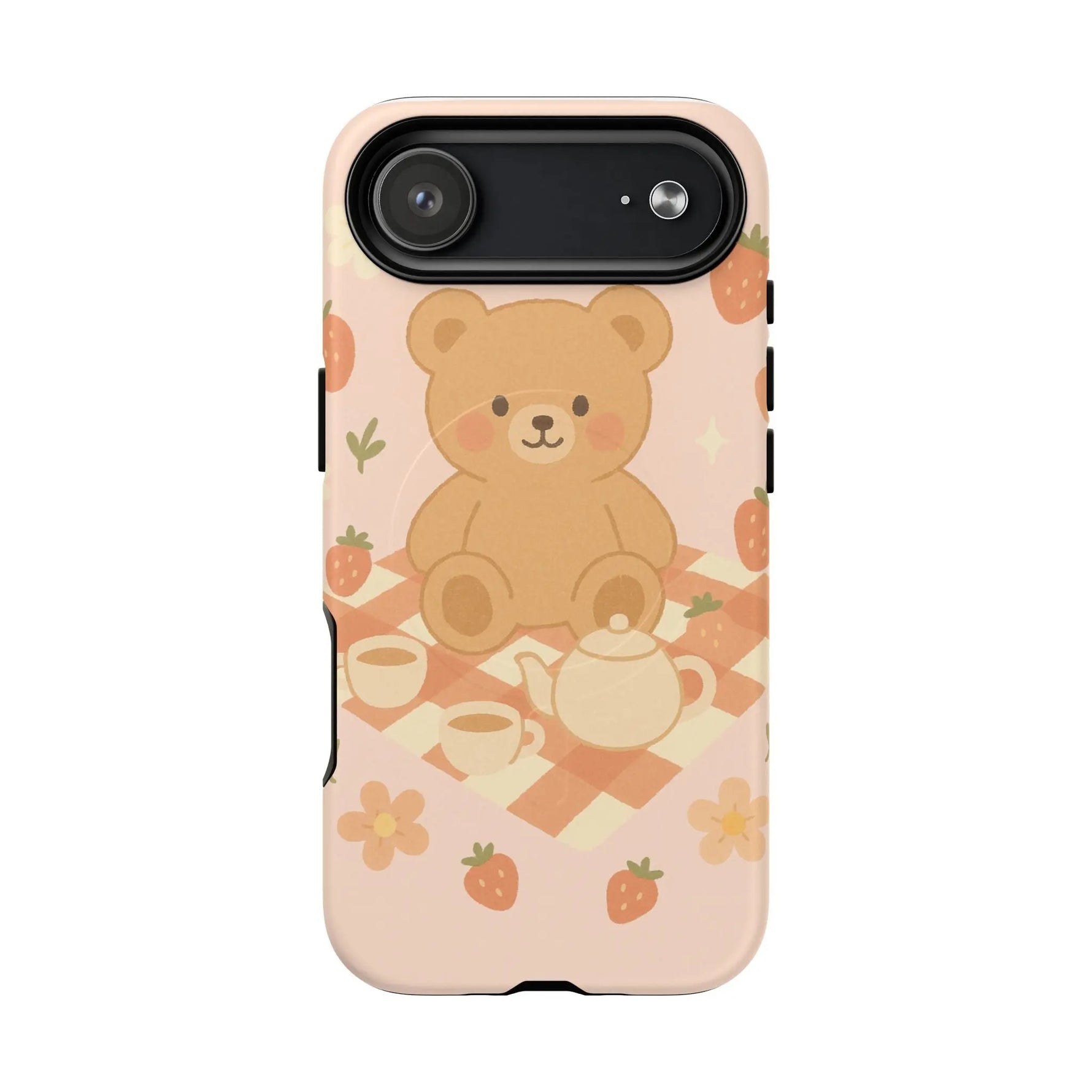 Blossom Bear Picnic iPhone Case with MagSafe - Shamo's