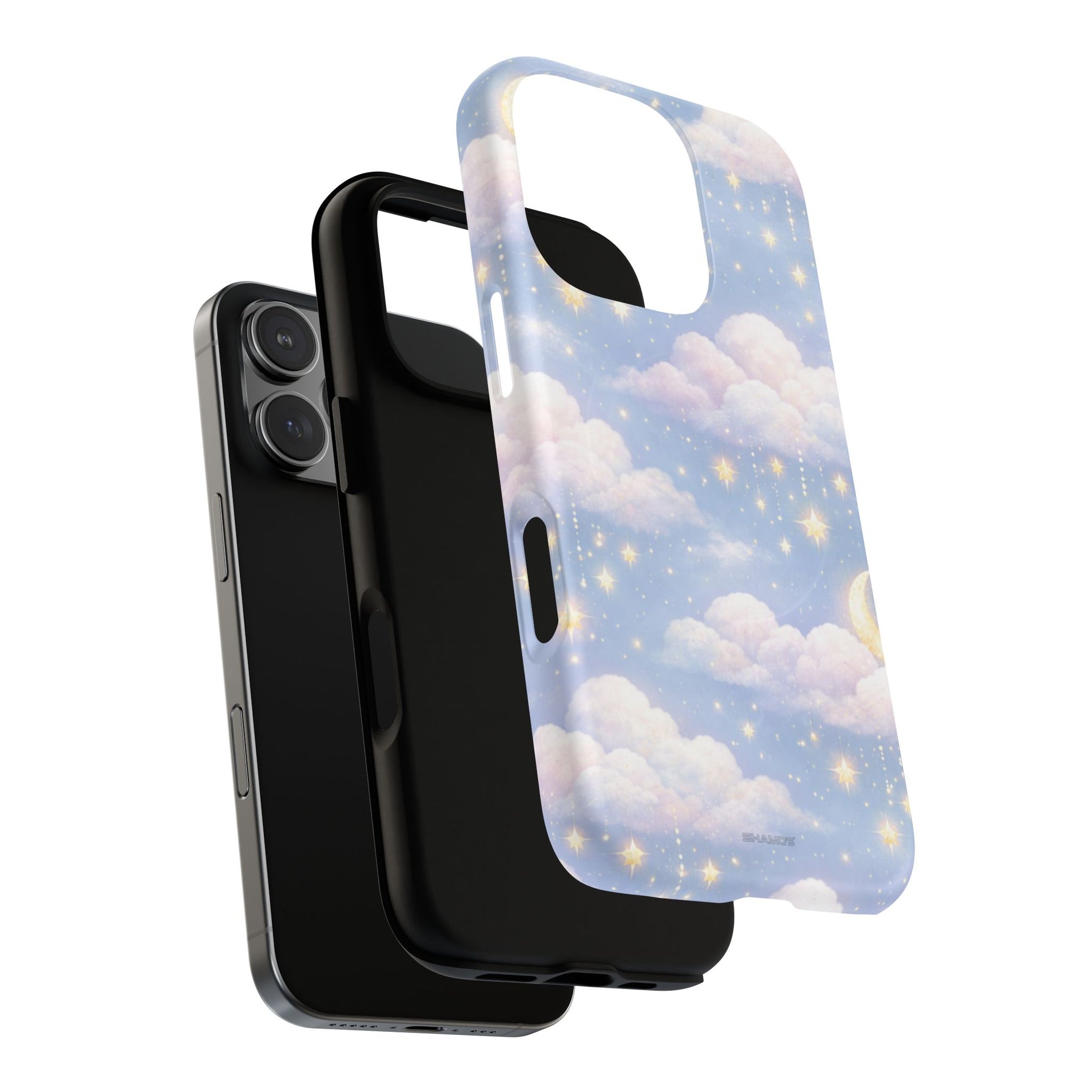 Starlit Clouds i Phone Case with MagSafe - iPhone 17 / Glossy - Shamo's