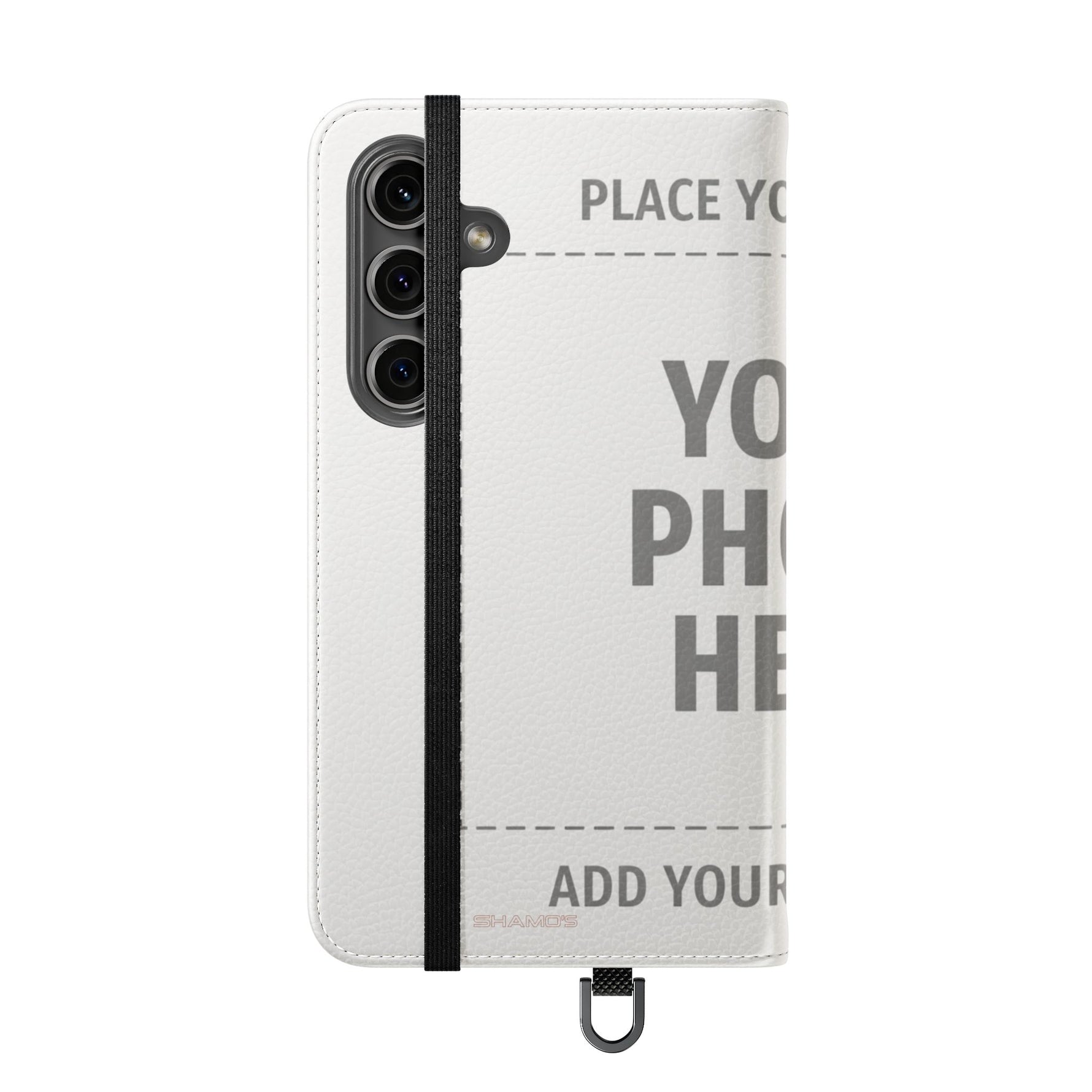 Personalized Flip Wallet Phone Case – Custom Photo & Text Wallet Cover