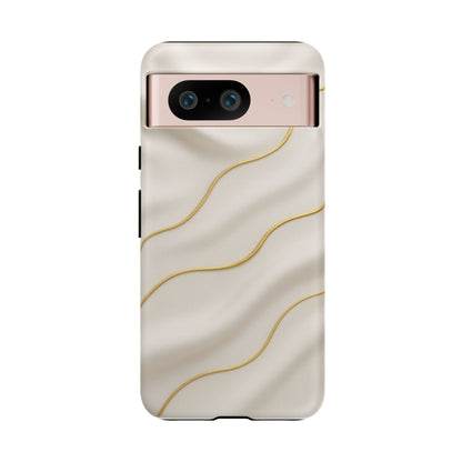 Elegant Gold Wave Tough iPhone Case
