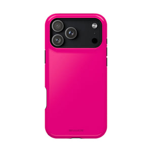 Plain hot pink phone case