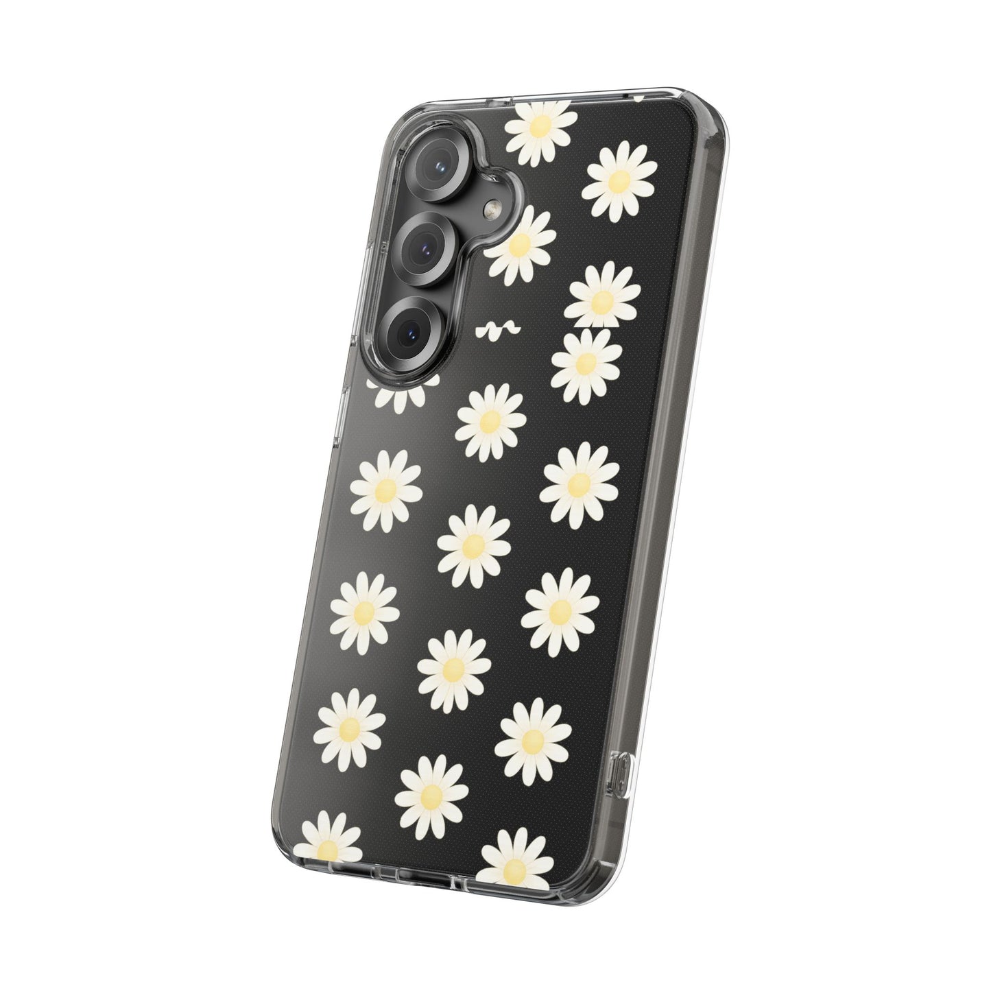 Daisy Floral Clear iPhone Case