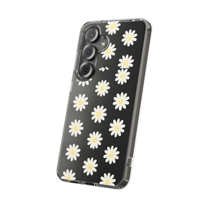 Daisy Floral Clear iPhone Case