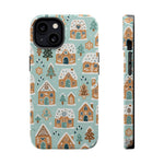 Winter Gingerbread Village Holiday Theme iPhone Case with MagSafe compatibility  Shamo's iPhone 13 / Glossy
