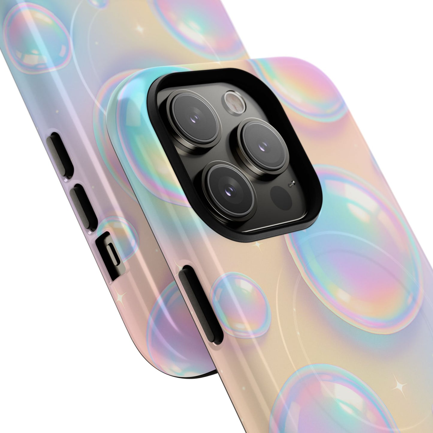 Holographic Bubble iPhone Case - with MagSafe